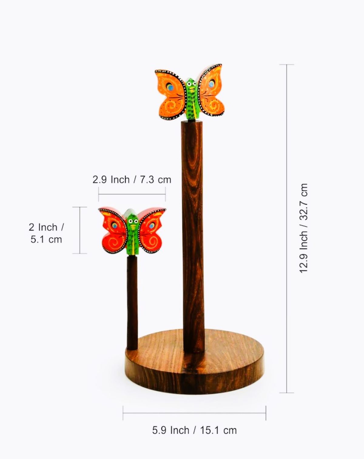 Handcrafted Wooden Kitchen Napkin Holder