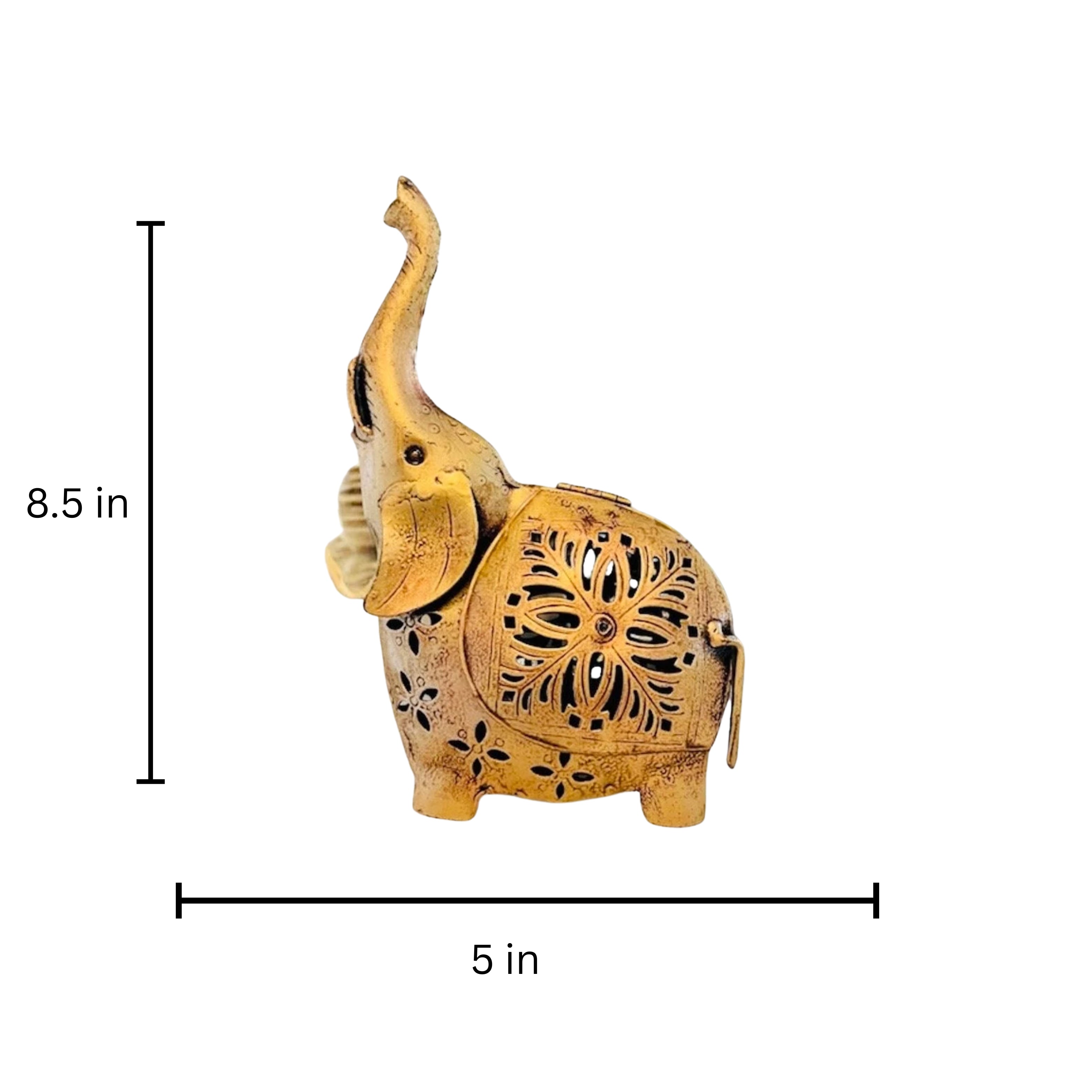 Elephant tealight and incense holder