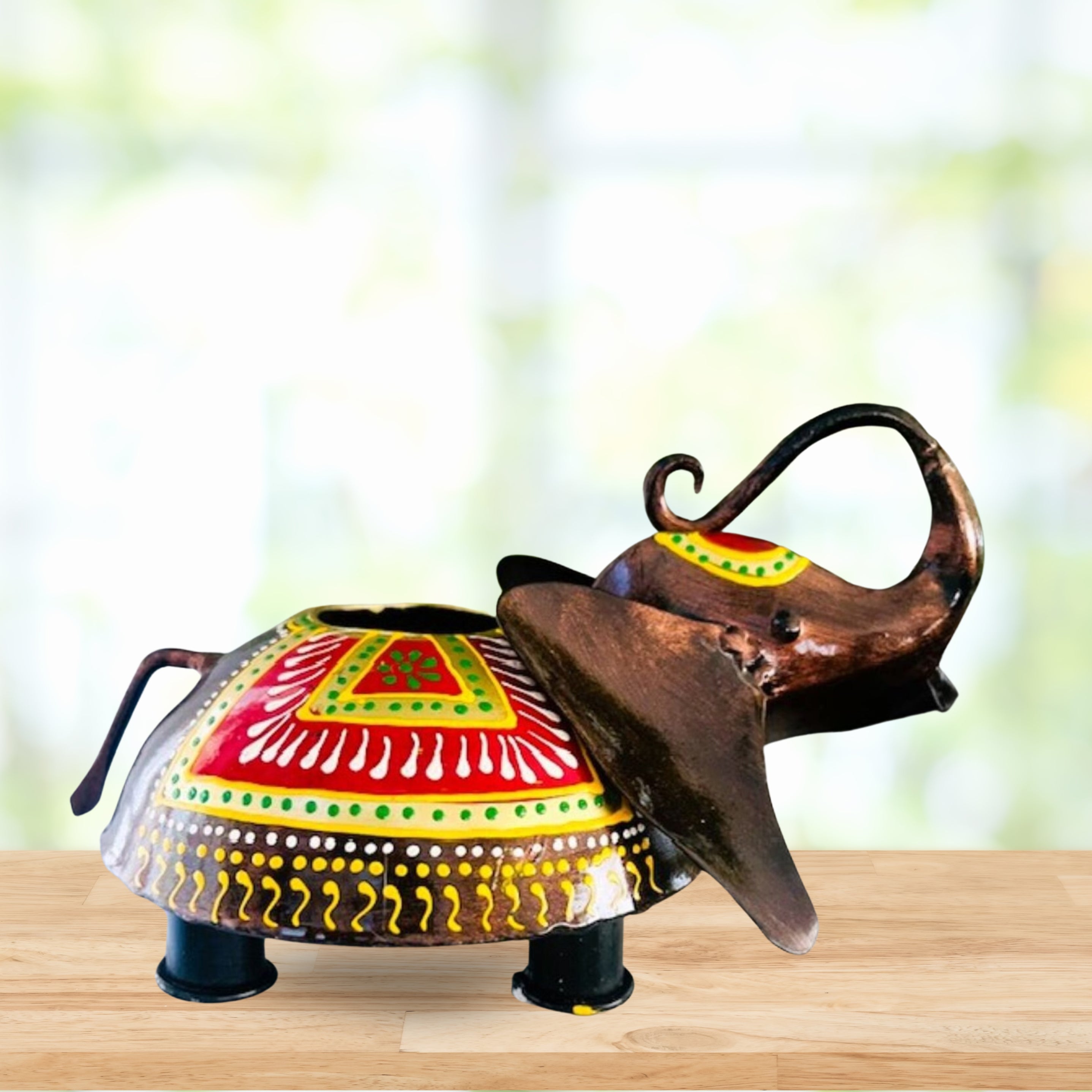 Handcrafted Elephant Tealight Holder