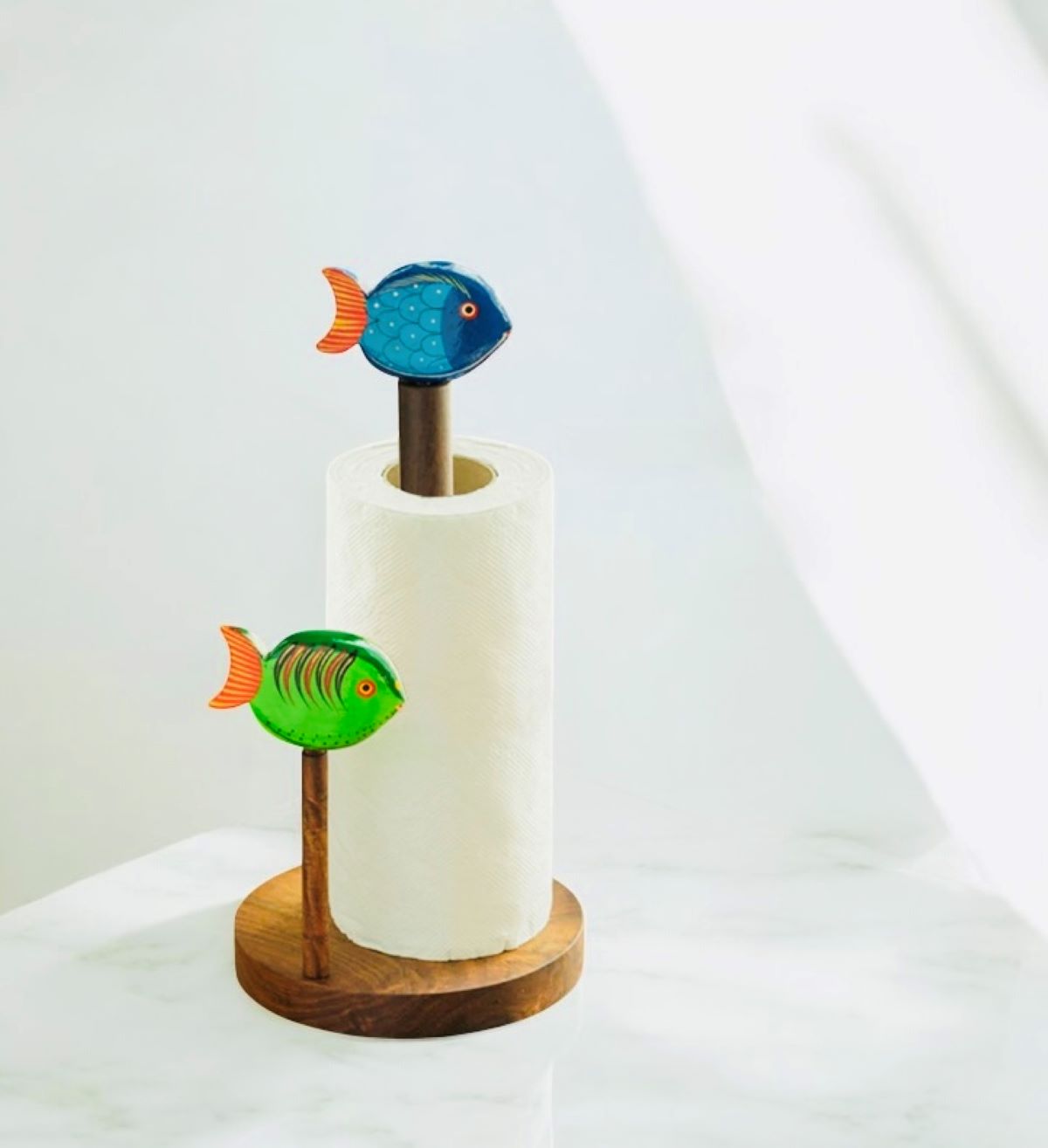 Fish Hand Painted Napkin Holder