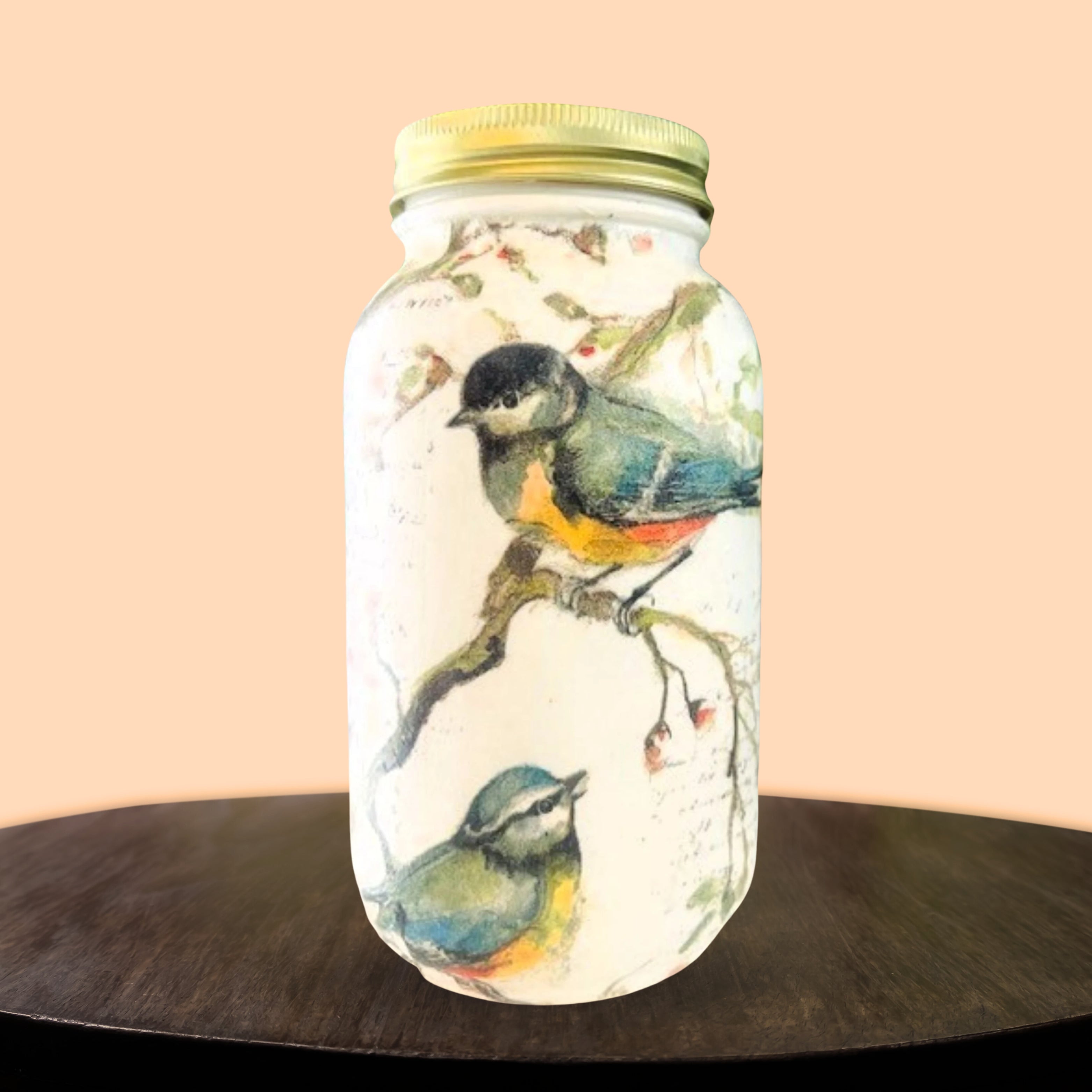 Handcrafted 32 Oz Mason Jar for Rustic Home Decor, Gifts, and Storage