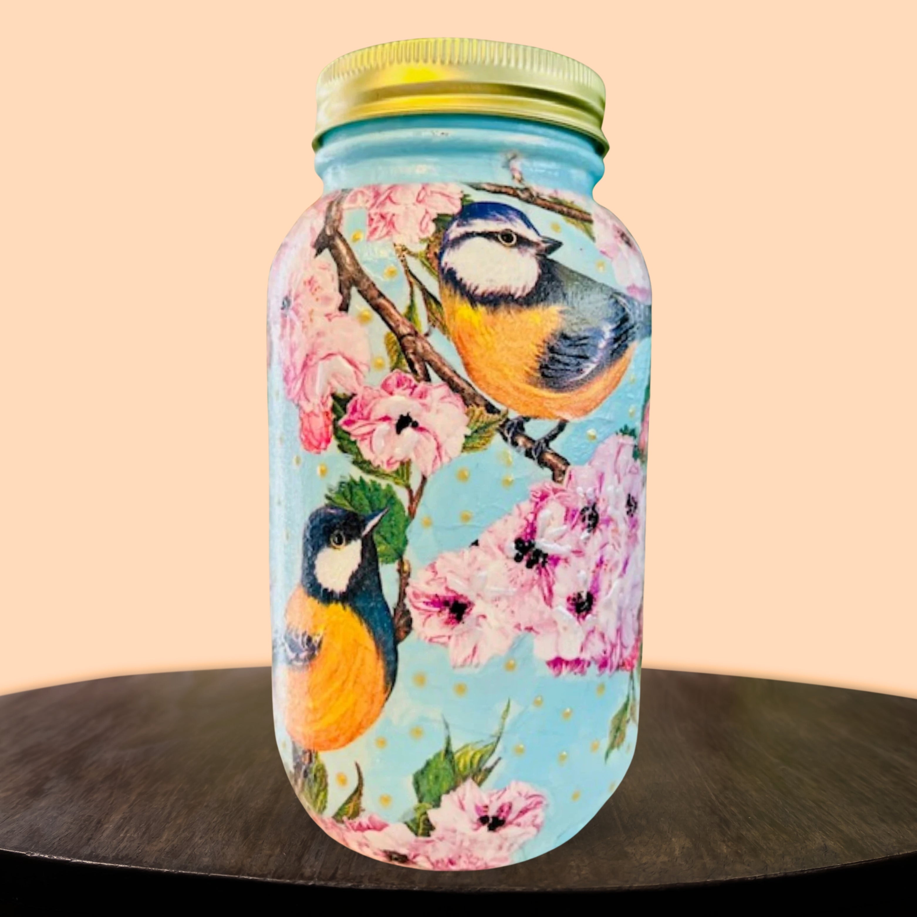 Decorative 32 Oz Mason Jar – Handcrafted Jar for Kitchen & Decor
