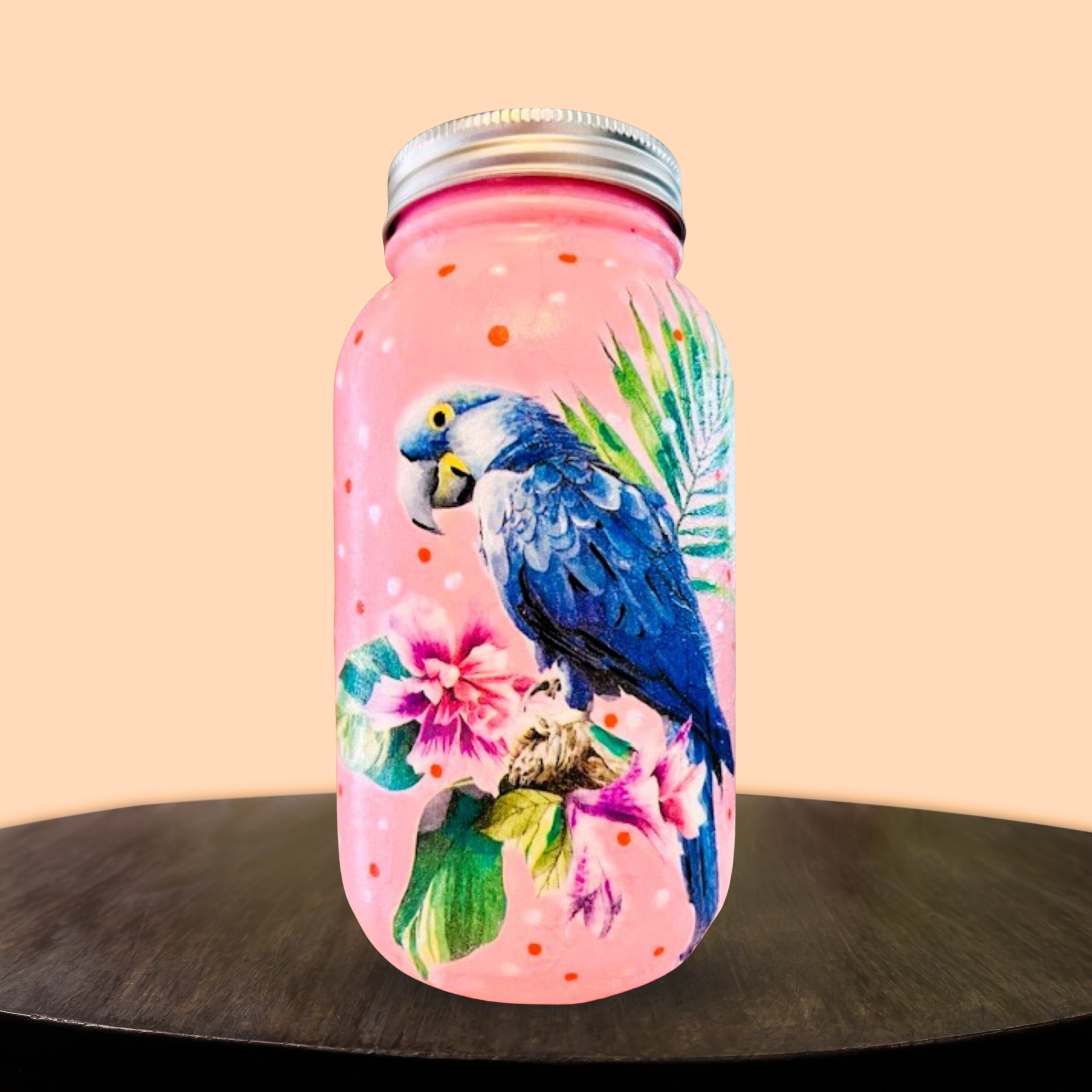 Rustic 32 Oz Mason Jar Centerpiece – Handcrafted Decor for Events & Homes