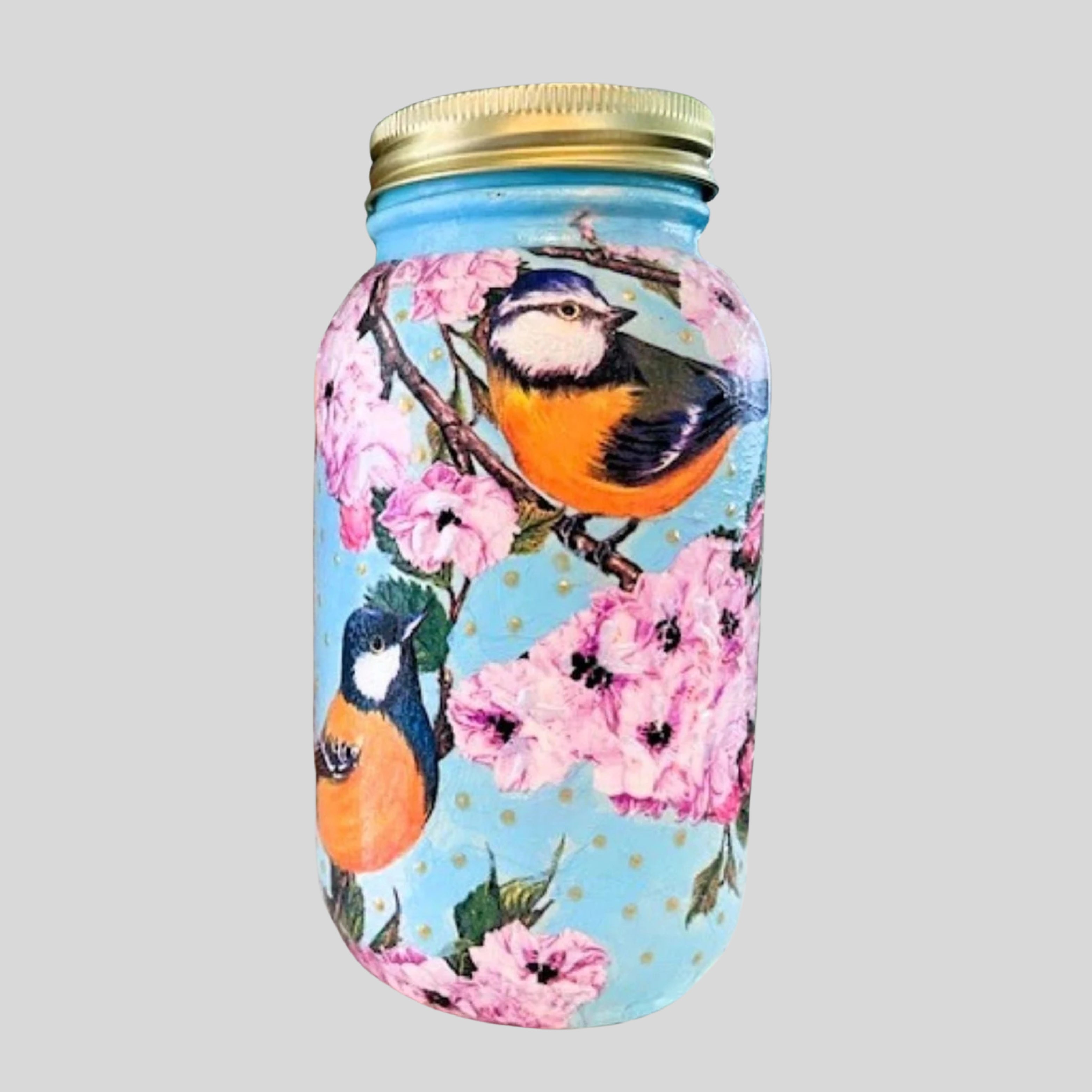 Decorative 32 Oz Mason Jar – Handcrafted Jar for Kitchen & Decor