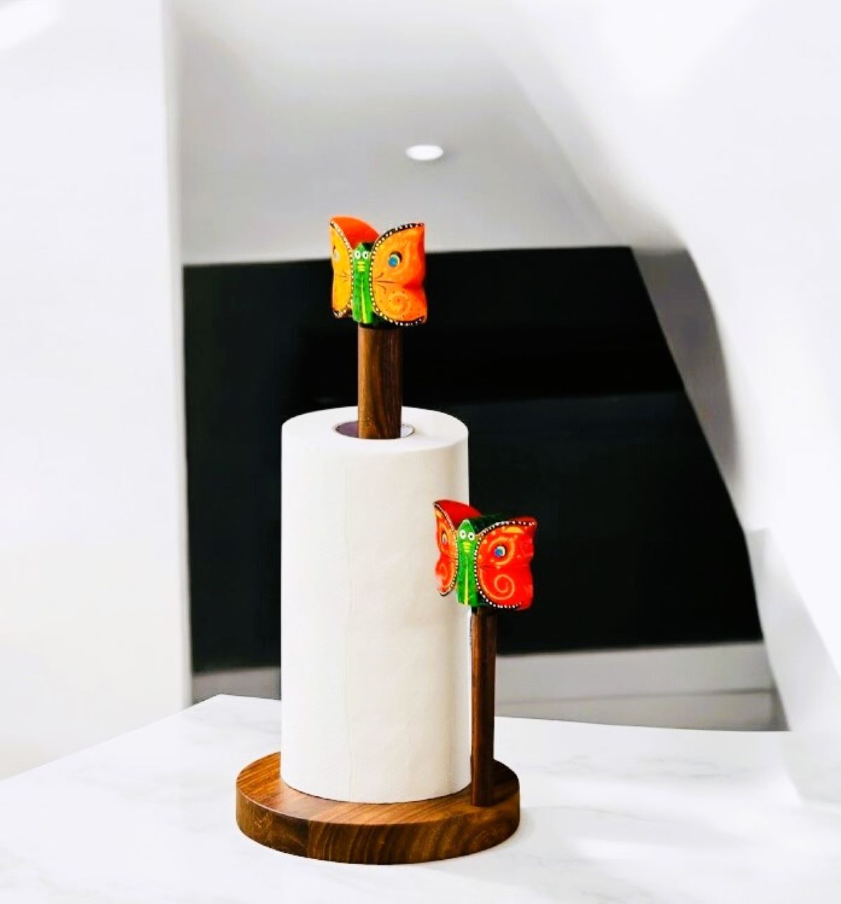 Handcrafted Wooden Kitchen Napkin Holder