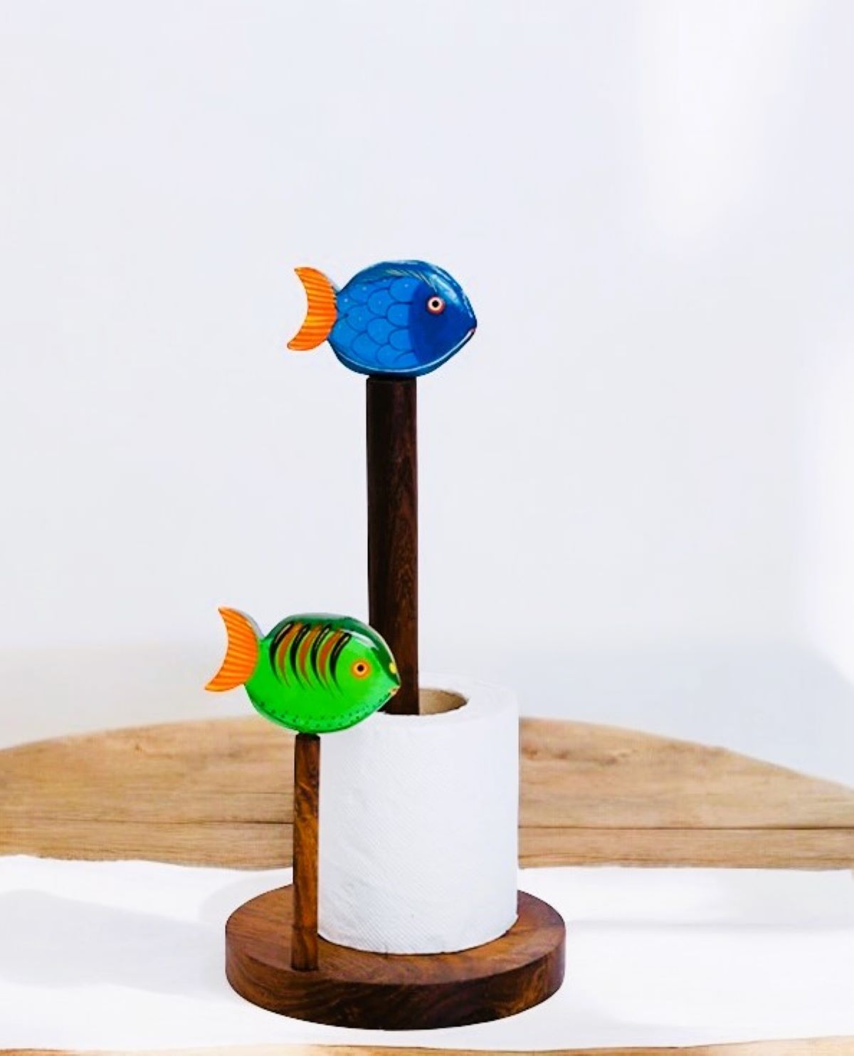Fish Hand Painted Napkin Holder
