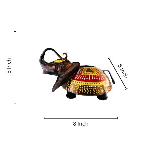 Handcrafted Elephant Tealight Holder