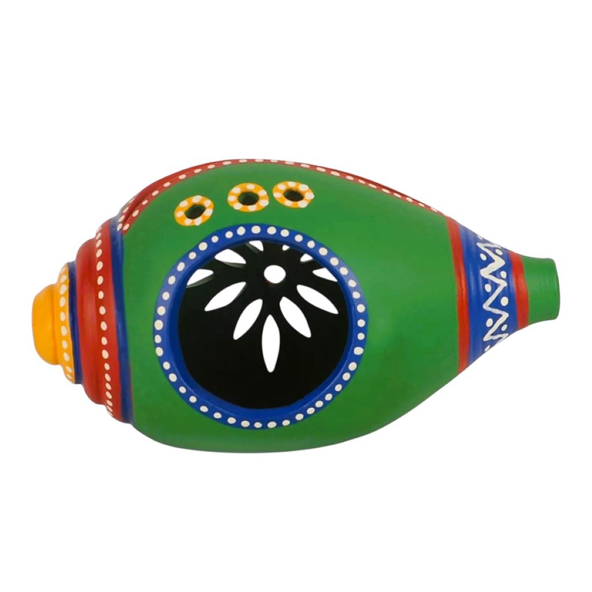 Hand Painted Shell Shaped Tea Light Holder