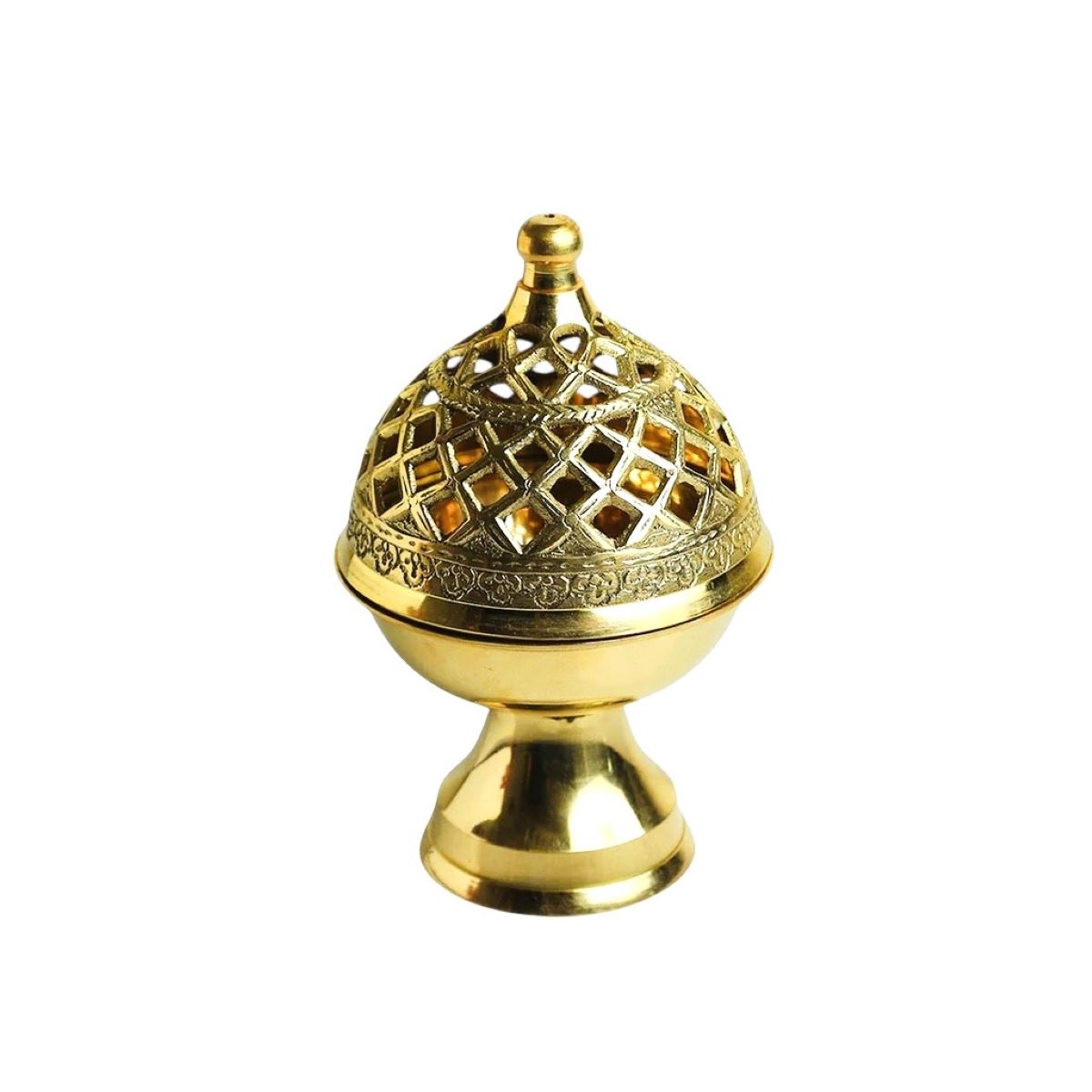 Handcrafted Brass Incense Holder