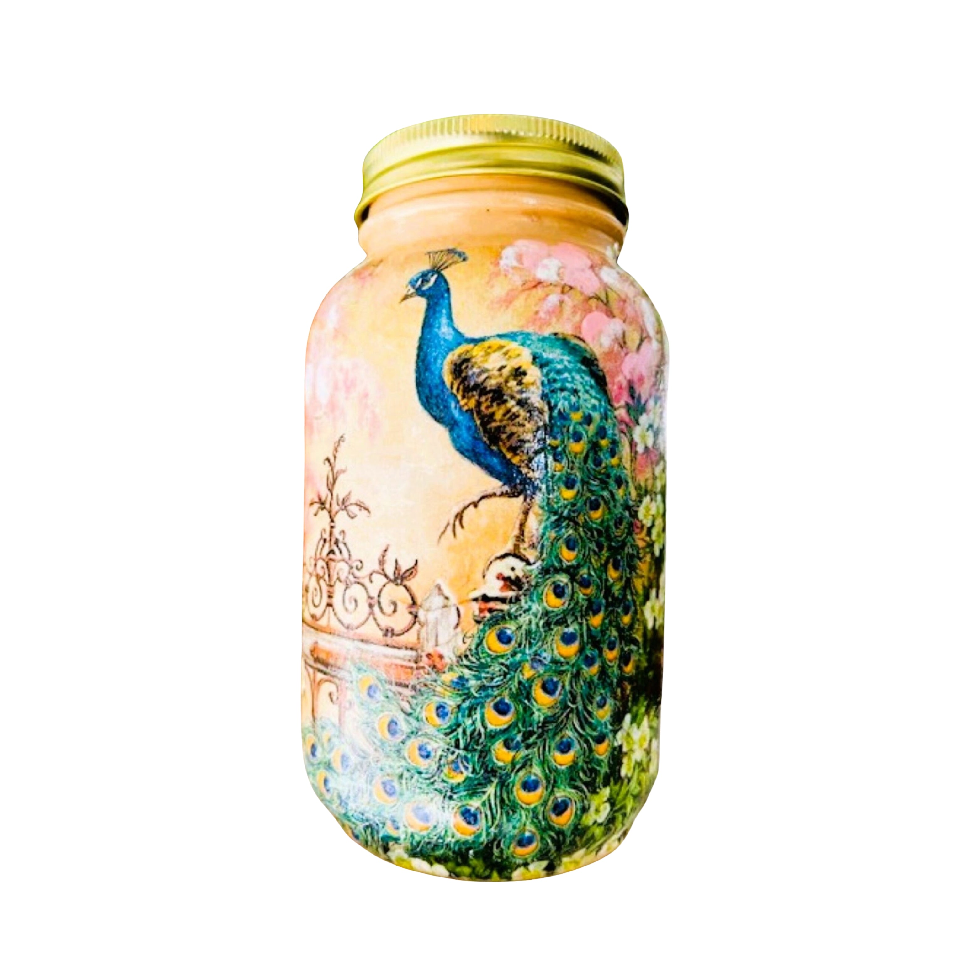 Customizable 32 Oz Mason Jar – Handmade Rustic Jar for Weddings & Parties