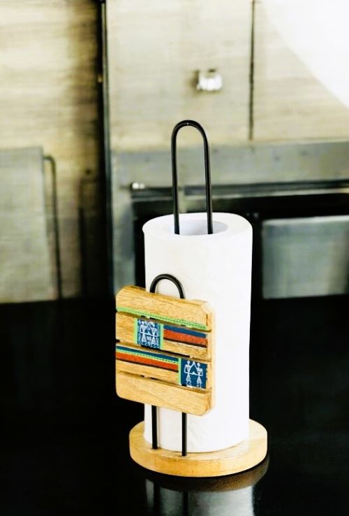 Hand-painted Kitchen Paper Towel Holder