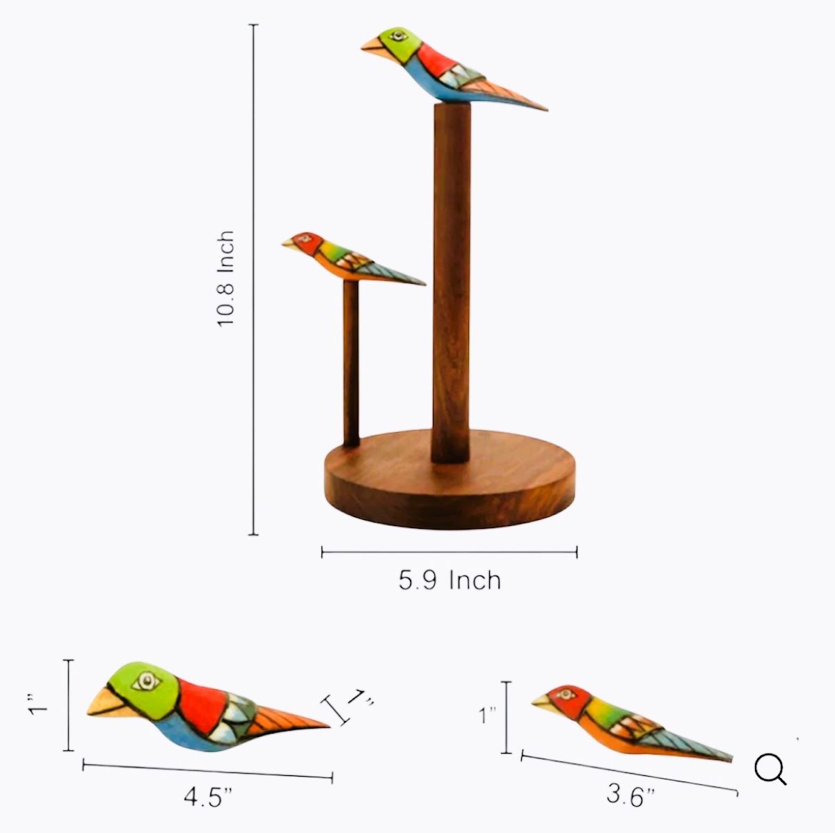 Handcrafted Wooden Kitchen Napkin Holder