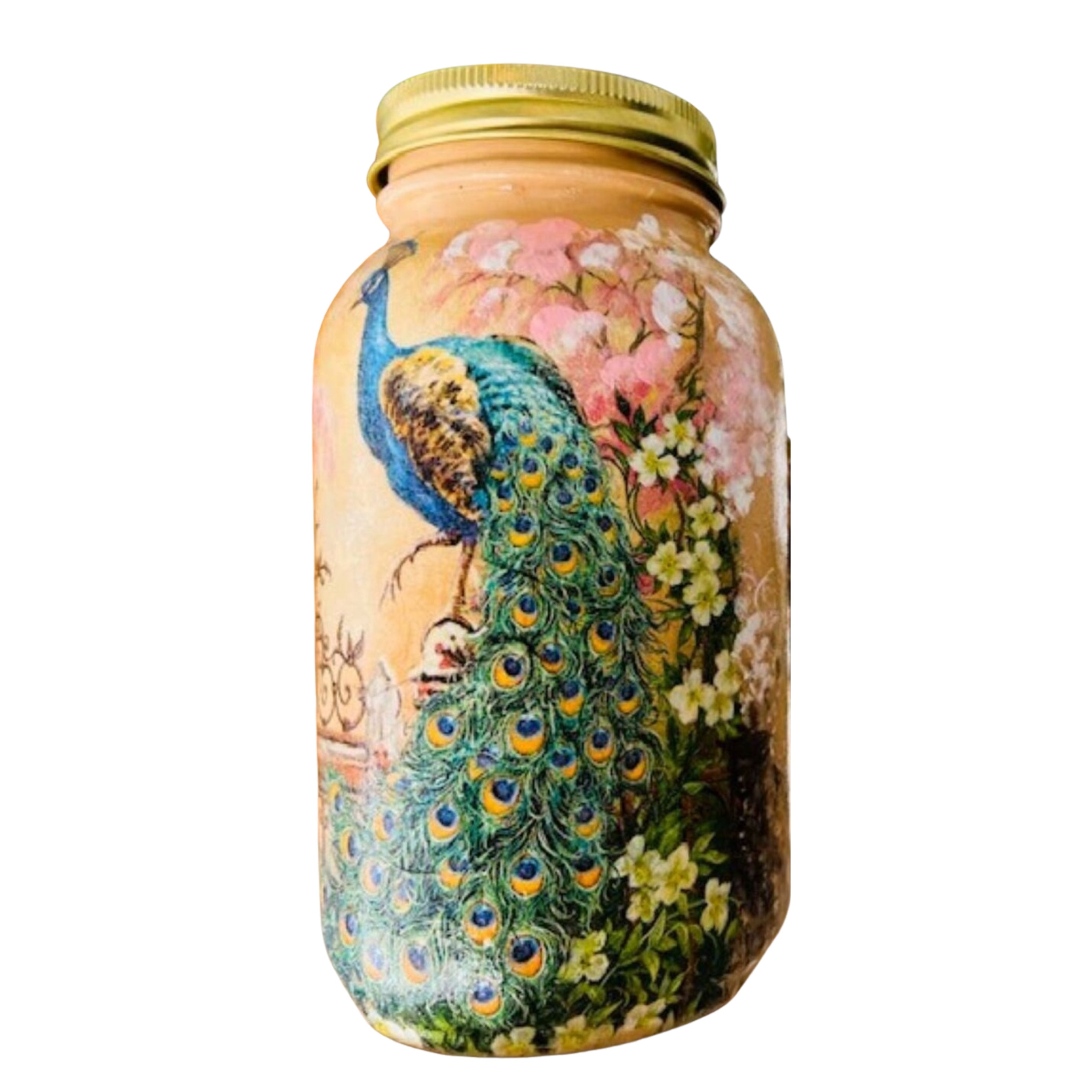 Customizable 32 Oz Mason Jar – Handmade Rustic Jar for Weddings & Parties