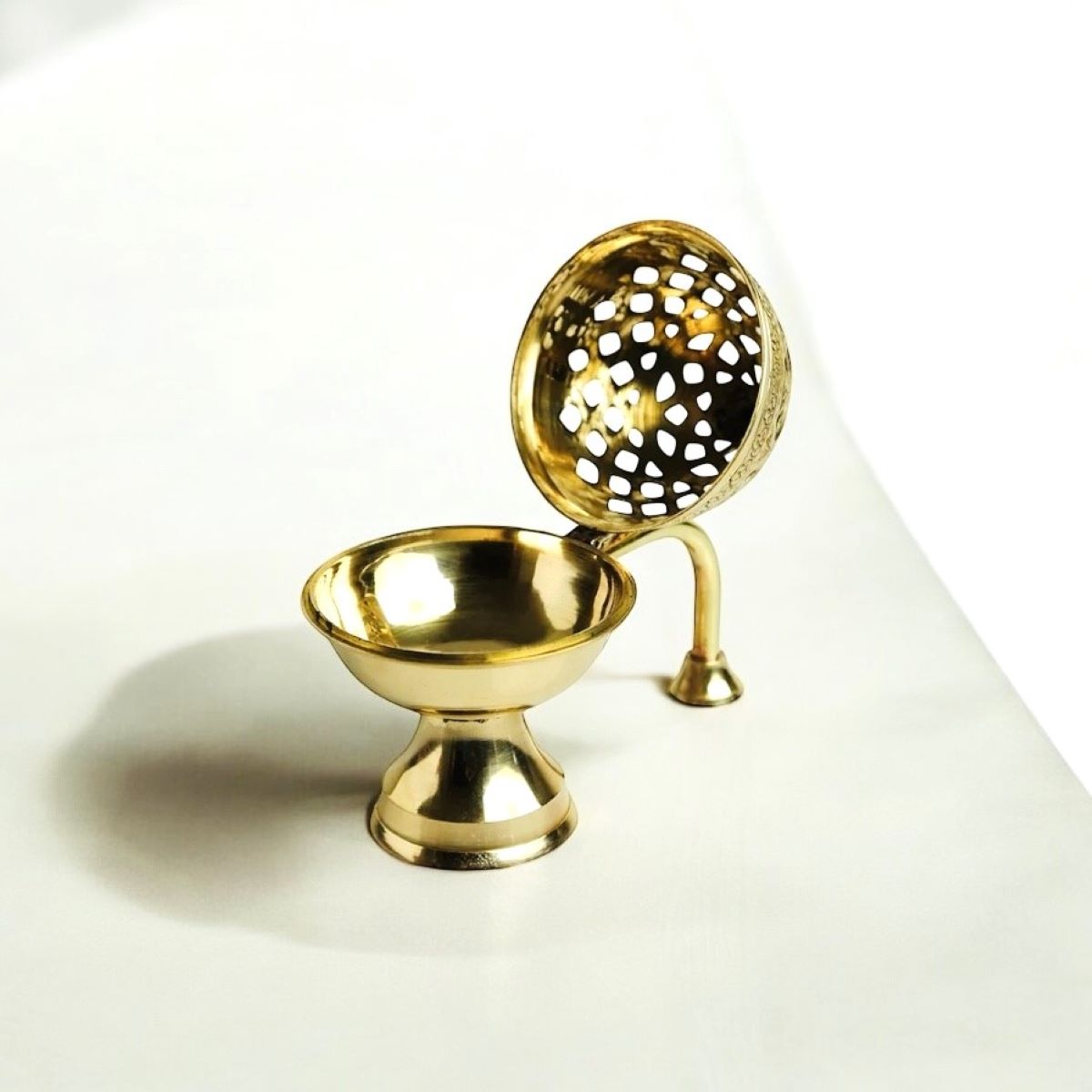Handcrafted Brass Incense Holder