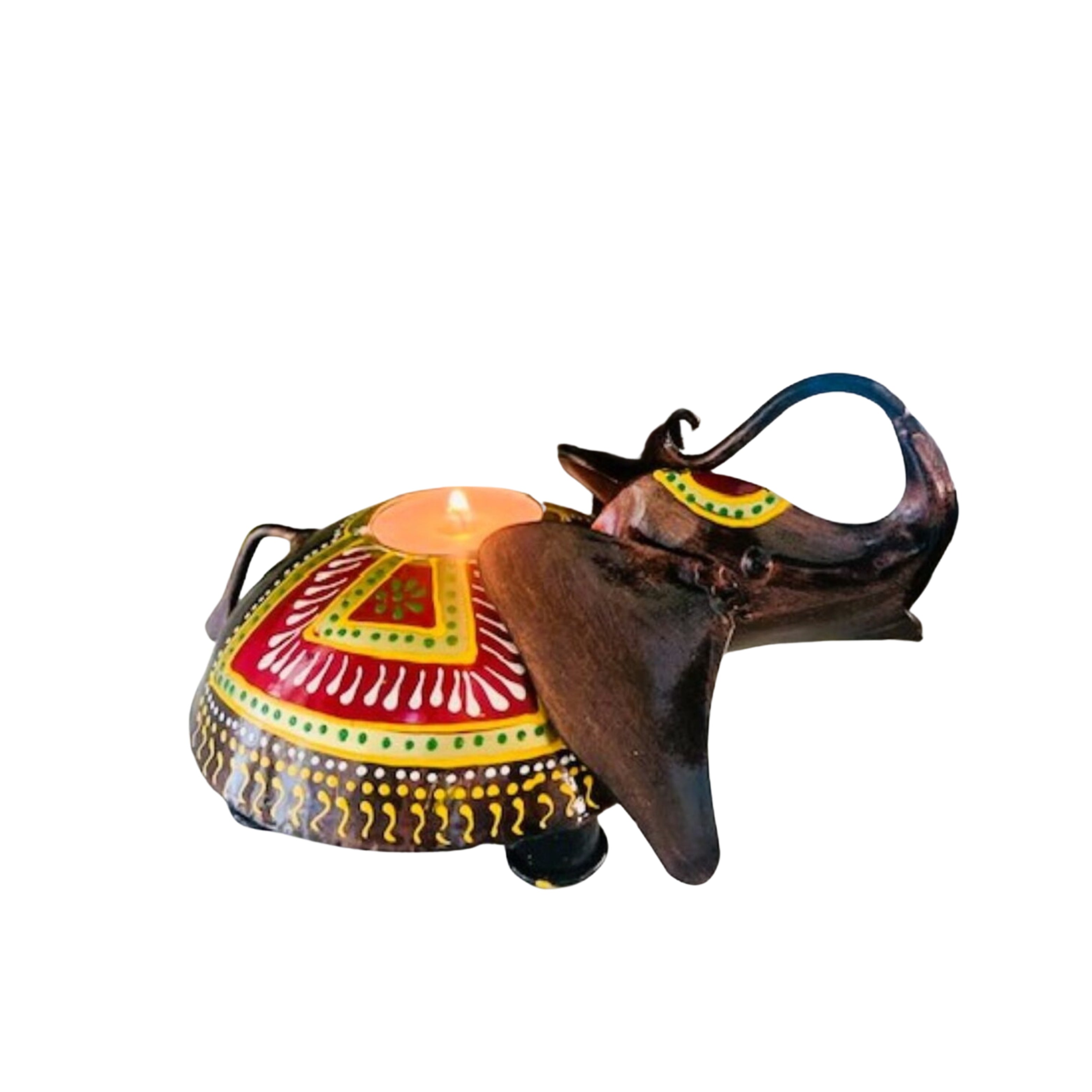 Handcrafted Elephant Tealight Holder