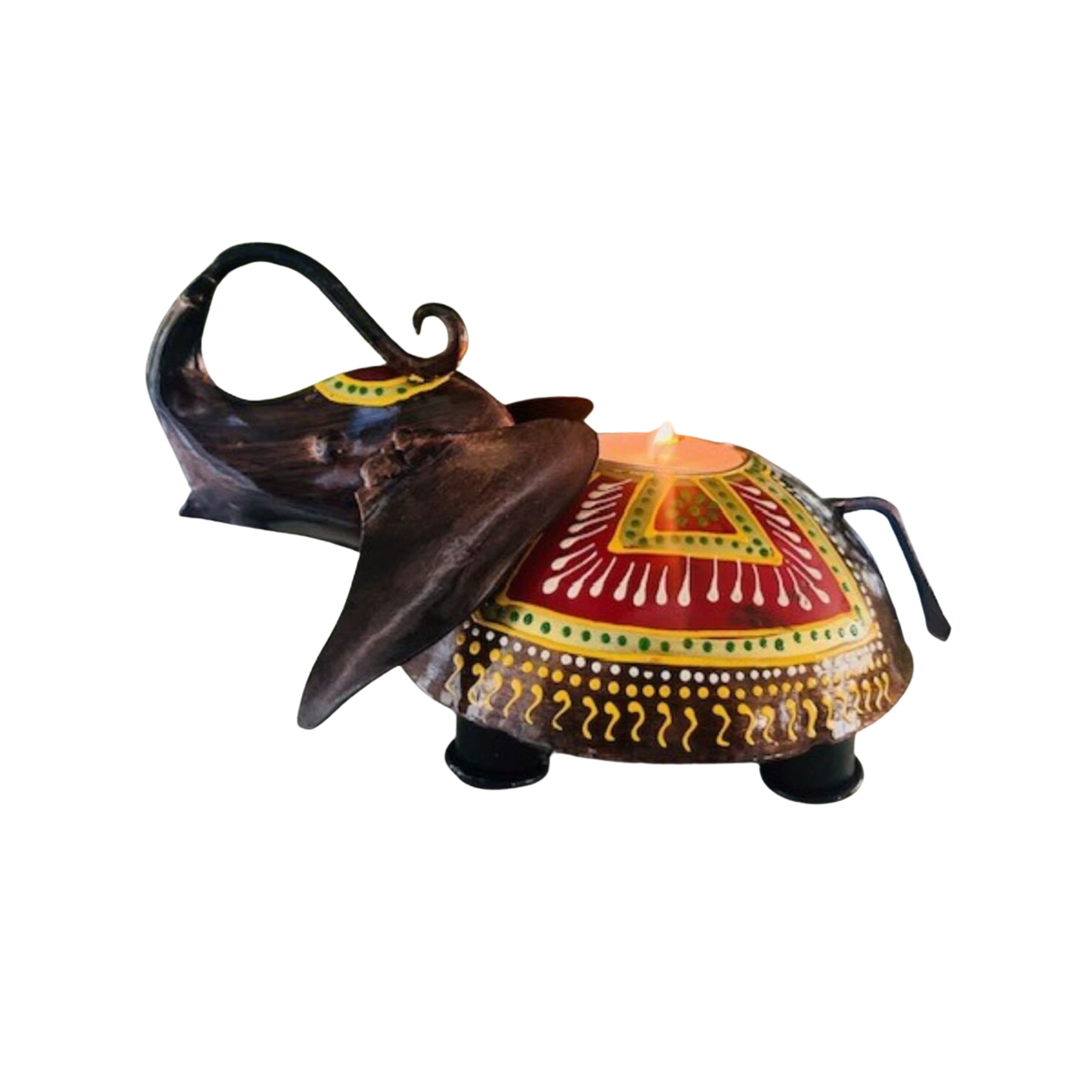 Handcrafted Elephant Tealight Holder