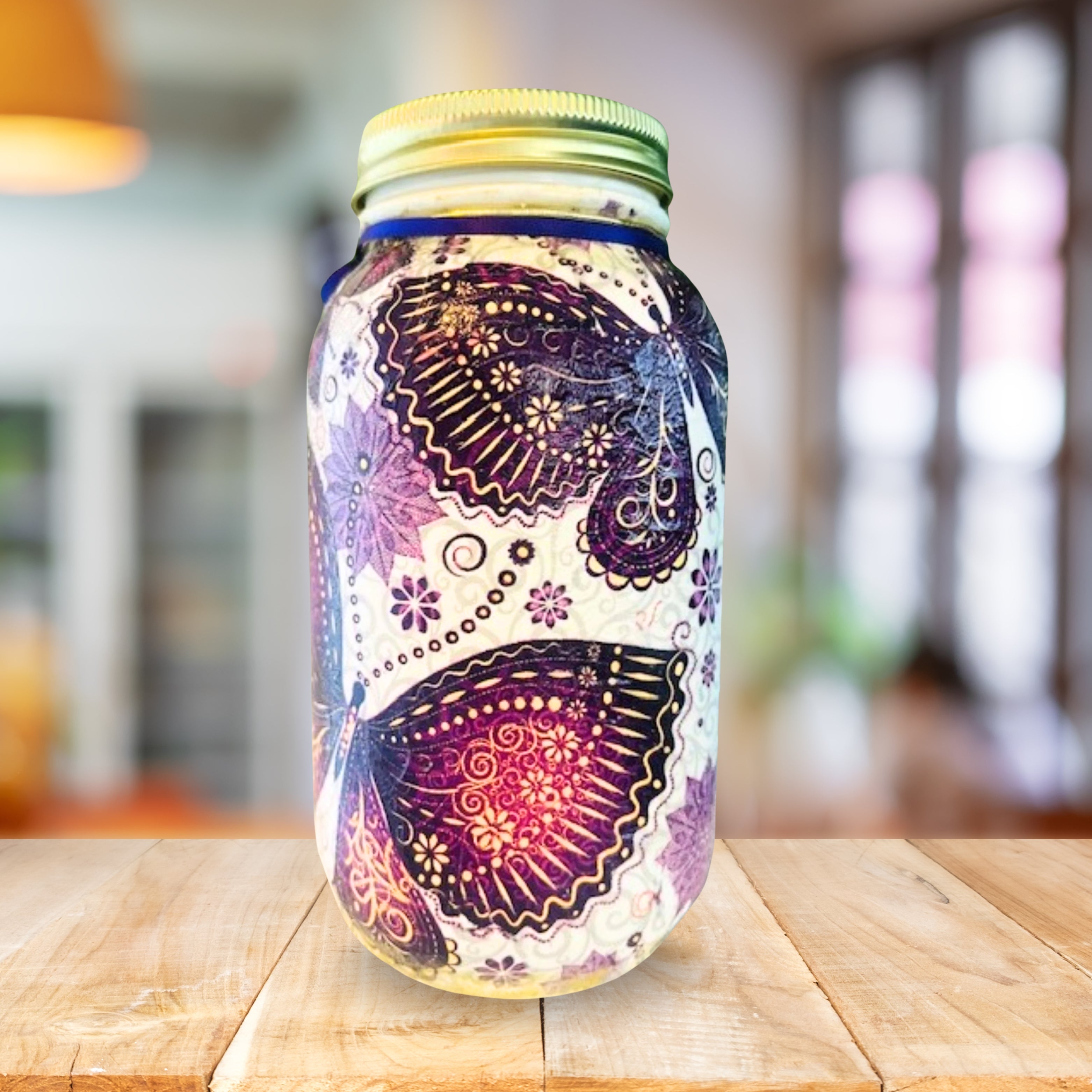 Decorative 32 Oz Mason Jar – Handcrafted Jar for Kitchen & Decor