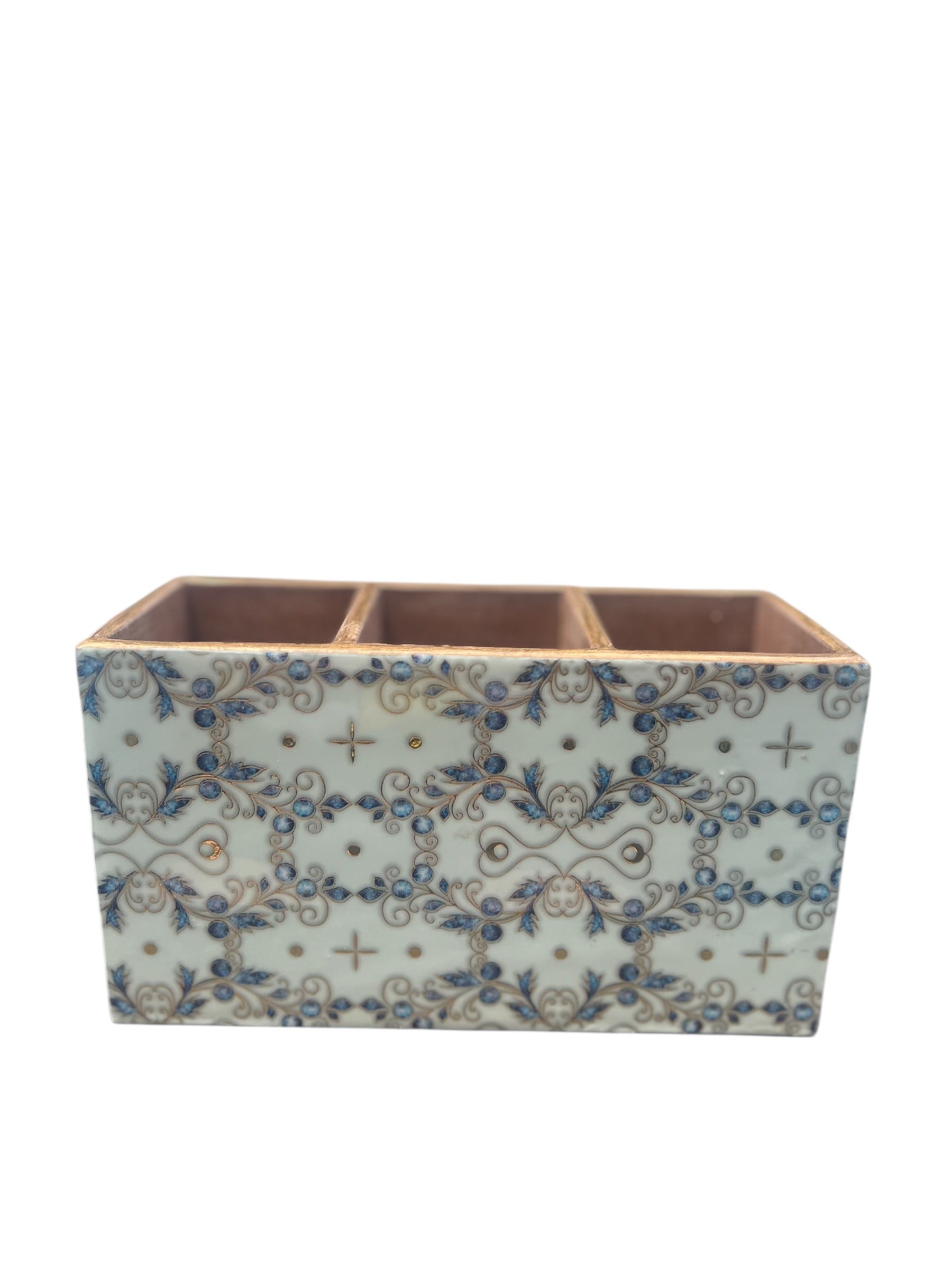Handcrafted Wooden Cutlery and Napkin Holder